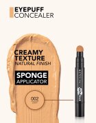 flormar Eye Puff Concealer течен коректор с гъба апликатор цвят 002 Light 3.3 мл.