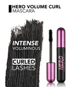 flormar Hero Volume & Curl Mascara спирала за обем и извиване на мигли Black 10 мл.