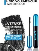 flormar Hero Waterproof водоустойчива спирала за обем цвят Black 10 мл.