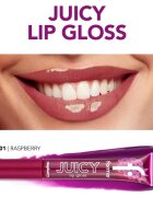 flormar Juicy Lip Gloss хидратиращ блясък за устни цвят 001 Raspberry 10 мл.
