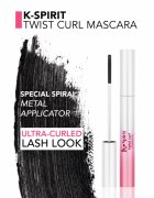 flormar K-Spirit Twist Curl Mascara спирала за обем дължина и разделяне 7 мл.