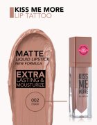 flormar Kiss Me More Lip Tattoo дълготрайно течно червило цвят 002 Creamy 38 мл.