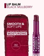 flormar Lip Balm балсам за устни с вкус цвят 002 Black Mulberry 3 гр.