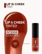 flormar Lip & Cheek Tint течен руж за устни и скули цвят 002 Kiss Lip&Cheek 6.7 мл.