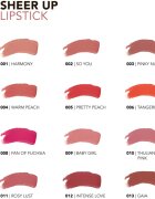 flormar Sheer Up Lipstick хидратиращ гланц за устни с блясък 001 - Harmony 3 гр.