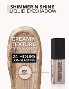 flormar Shimmer & Shine Liquid Shadow течни очни сенки с брокат цвят 01 Cashmere Gold 4.5 мл.