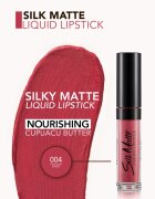 flormar Silk Matte дълготрайно матово течно червило цвят 004 Daisy 45 мл.