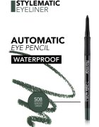 flormar Style Matic Eyeliner водоустойчив молив за очи цвят S08 Serious Green 0.35 гр.