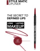 flormar Style Matic Lipliner матиран молив за устни водоустойчив цвят 07 BORDEAUX 0.35 гр.