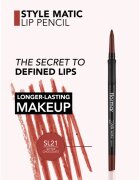flormar Style Matic Lipliner матиран молив за устни водоустойчив цвят 21 BITTER CHOCOLATE 0.35 гр.