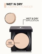 flormar Wet & Dry Compact Powder уеднаквяваща тена компактна пудра цвят 005 Medium Caramel 10 гр.