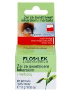 FlosLek Laboratorium Eye Care гел за околоочната зона с очанка и зелен чай 10 гр.