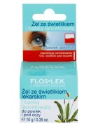 FlosLek Laboratorium Eye Care гел за околоочната зона с живовляк и очанка 10 гр.