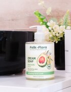 Folk & Flora Avocado & Olive течен сапун за чувствителна кожа 500 мл.