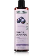 Folk & Flora Blackcurrant възстановяващ шампоан с подхранващ ефект 400 мл.