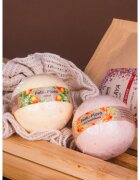 Folk & Flora Citrus бомбичка за вана с освежаващ ефект 130 гр.