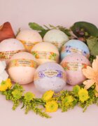 Folk & Flora Cornflower бомбичка за вана 130 гр.