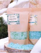 Folk & Flora Eucalyptus релаксираща сол за вана 500 гр.