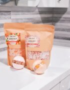 Folk & Flora Raspberry бомбичка за вана 130 гр.