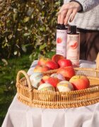 Folk & Flora Raspberry бомбичка за вана 130 гр.