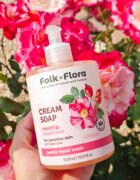 Folk & Flora Rosehip & Hawthorn кремообразен течен сапун за чувствителна кожа 500 мл.