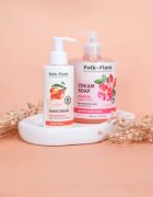 Folk & Flora Rosehip & Hawthorn кремообразен течен сапун за чувствителна кожа 500 мл.