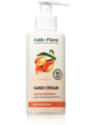 Folk & Flora Sea Buckthorn защитен крем за ръце с подхранващ ефект 150 мл.