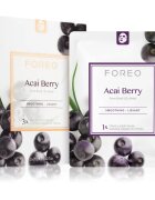 FOREO Farm to Face Sheet Mask Acai Berry антиоксидантна платнена маска 3x20 мл.