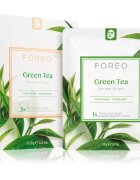 FOREO Farm to Face Sheet Mask Green Tea платнена маска с успокояващ ефект за смесена кожа 3x20 гр.