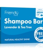Friendly Soap Natural Shampoo Bar Lavender and Tea Tree натурален сапун За коса 95 гр.