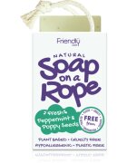 Friendly Soap Soap on a Rope Peppermint & Poppy Seeds натурален сапун на шнурче 95 гр.