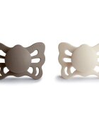 FRIGG Butterfly Size 1:0-6 months биберон Portobello/Cream 2 бр.
