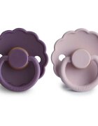 FRIGG Daisy Size 1:0-6 months биберон Violet Dream/Soft Lilac 2 бр.