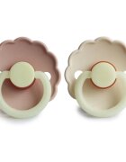 FRIGG Daisy Size 2:6-18 months биберон Blush night/Cream night 2 бр.