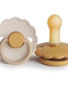 FRIGG Daisy Size 2:6-18 months биберон Chamomile/Honey gold 2 бр.