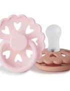 FRIGG Fairytale Round Silicone 2-Pack Size 1 биберон The Snow Queen/The Princess and the Pea 2 бр.