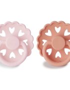 FRIGG Fairytale Round Silicone 2-Pack Size 1 биберон The Snow Queen/The Princess and the Pea 2 бр.