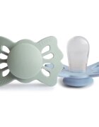 FRIGG Lucky Size 1:0-6 months биберон Sage/Powder Blue 2 бр.