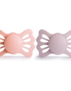 FRIGG Lucky Size 2:6-18 months биберон Pretty in Peach/Primrose 2 бр.