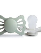 FRIGG Lucky Size 2:6-18 months биберон Sage/Silver Gray 2 бр.