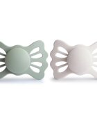 FRIGG Lucky Size 2:6-18 months биберон Sage/Silver Gray 2 бр.