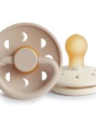FRIGG Moon Phase Size 1:0-6 months биберон Cream/Croissant 2 бр.
