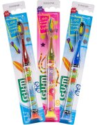 G.U.M Kids Toothbrush четка за зъби за деца със залепяща поставка 1 бр.