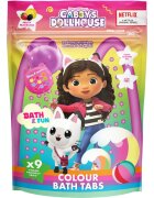 Gabby's Dollhouse Colour Bath Tabs цветни разтворими таблети за вана 3y+ 9x16 гр.