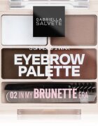 Gabriella Salvete Eyebrow Palette сет за перфектни вежди цвят 02 In My Brunette Era 5.2 гр.