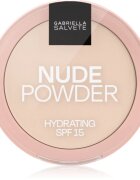 Gabriella Salvete Fixing Powder Hydrating нежна компактна пудра SPF 15 цвят 01 Pure Nude 8 гр.