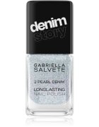 Gabriella Salvete Longlasting Enamel Denim Story дълготраен лак за нокти цвят 02 Pearl Denim 11 мл.