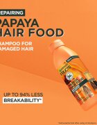 Garnier Fructis Papaya Hair Food регенериращ шампоан за увредена коса 350 мл.