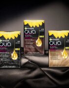 Garnier Olia Big Kit перманентната боя за коса цвят 1.10 Black Sapphire 1 бр.