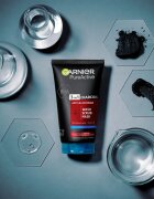 Garnier Pure Active Charcoal почистващ гел 3 в 1 против черни точки 150 мл.